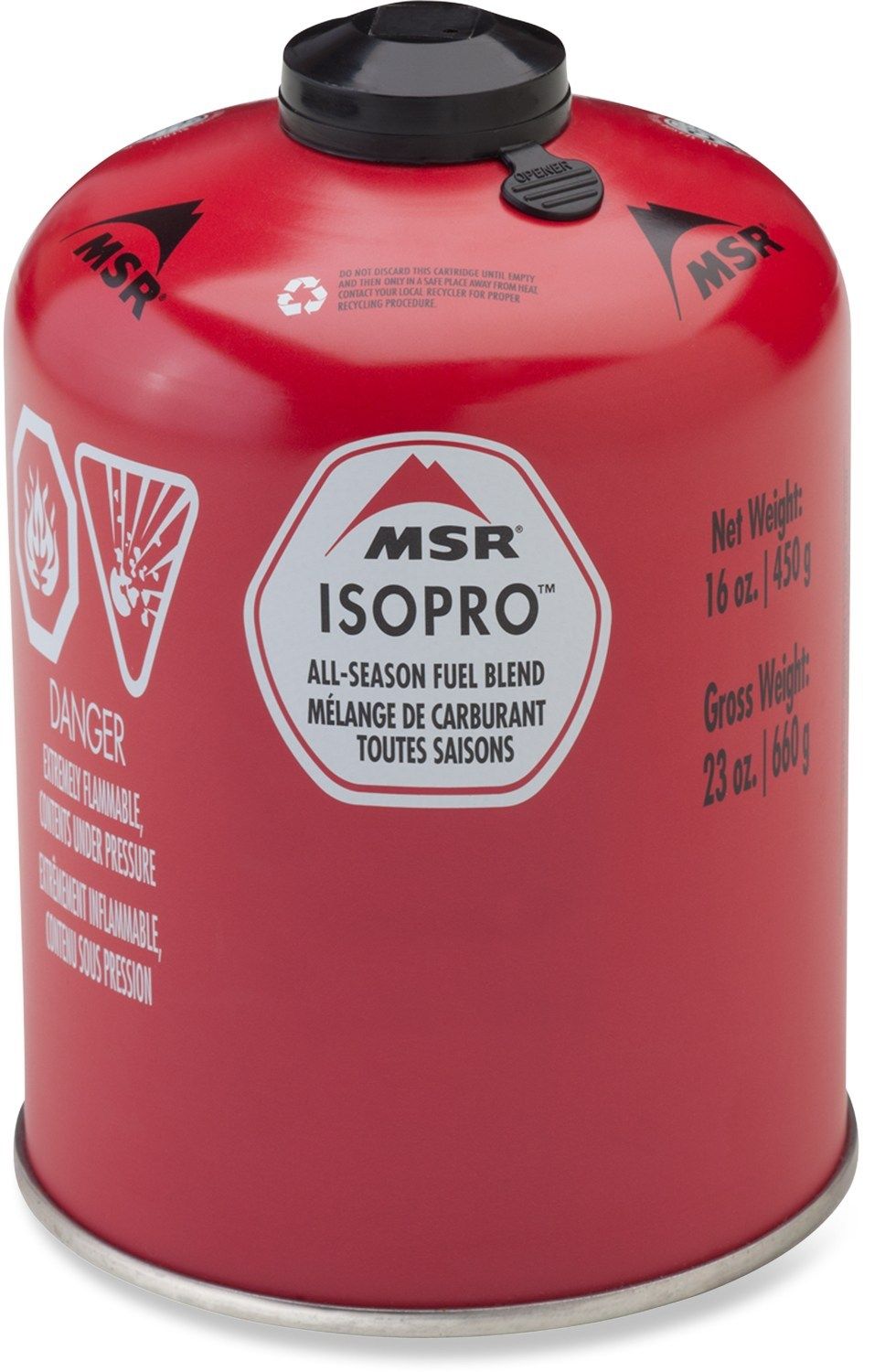 Butelie gaz MSR IsoPro 450g